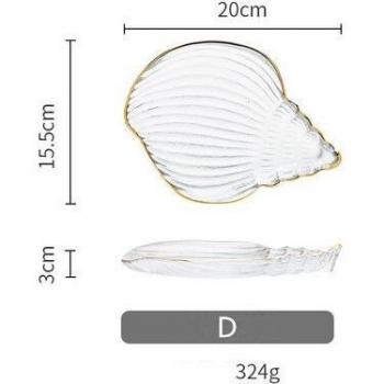 Assiette Transparente Élégante