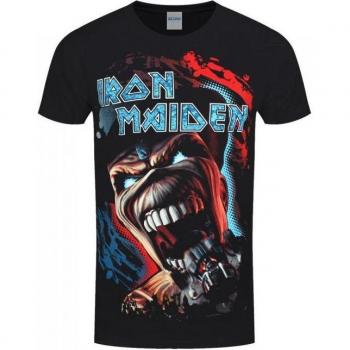 Camiseta Negra Iron Maiden Unisex Adulto Vórtice Salvaje XL