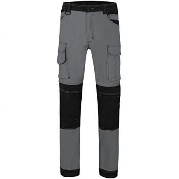 Pantalón de Trabajo Velilla Canvas Stretch con Bolsillos Flotantes