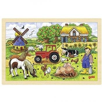 Einlegepuzzle MÜLLERS FARM 24-teilig in bunt