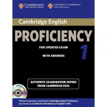 CAMBRIDGE ENGLISH PROFICIENCY 1 FOR UPDATED EXAM SELF STUDY PACK (STUD