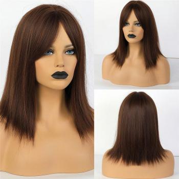 JONRENAU Middle Part Ombre Blonde Bob Wig