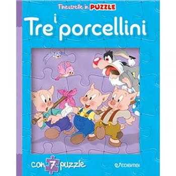 I tre porcellini. Finestrelle in puzzle. Ediz. a colori
