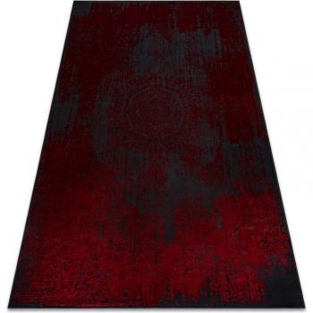 Structured Red Vinyl Vinci Carved Rug from RUGSX (120x170 cm)