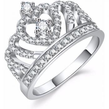 FDLK Anneau en zircon pour mariage