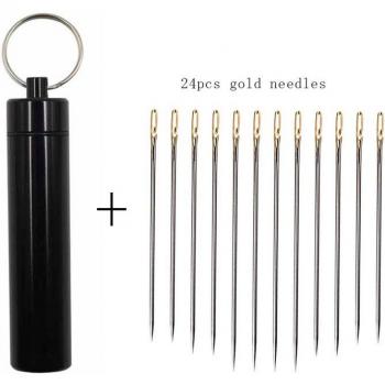 Set de herramientas de costura DIY con aguja automática y estuche