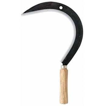 Hoz de Cosecha LEBORGNE – 45 cm, 0,24 kg, Mango de Madera