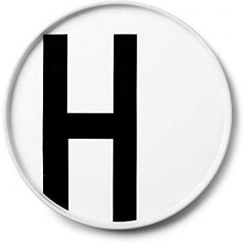 Assiette Créative Lettres H