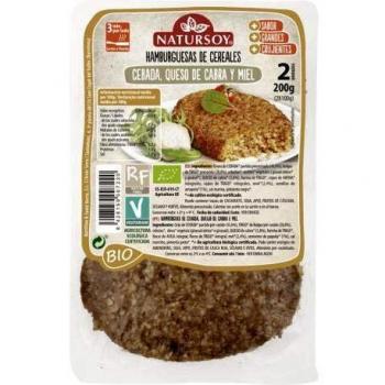 5 x Hamburguesa Vegetariana Cebada, Miel y Queso de cabra 200 g