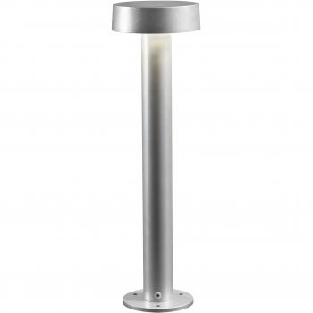 Konstsmide Pesaro 7W LED Outdoor Bollard Light Grey IP54