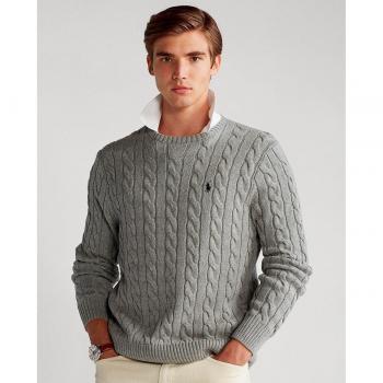 Regular Fit Strickpullover aus reiner Baumwolle Modell 'DRIVER'