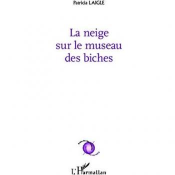 La neige sur le museau des biches