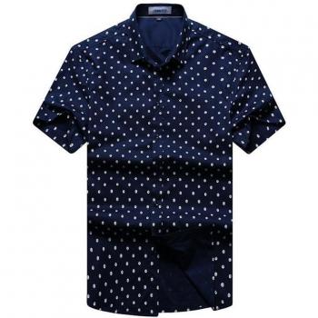 Lässiges Herrenhemd 6XL Plus – Sommer-Edition, Kurz