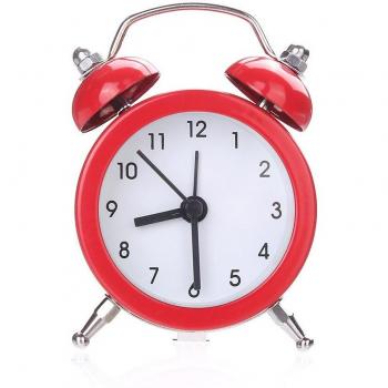 Stainless Steel Silent Alarm Clock for Heavy Sleepers