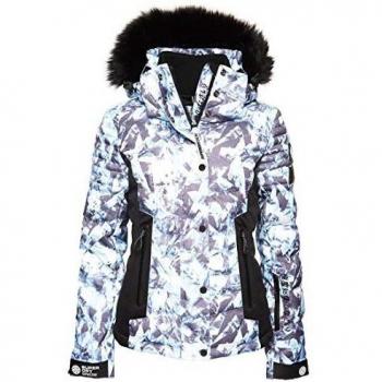 Superdry Femme XS Puffer Bleu Glacial