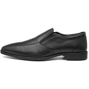 Hush Puppies Ellis Negro Slip‑on de cuero