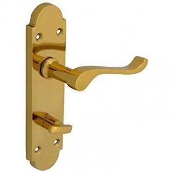 Backplate with Gable Brass Finish for Bathroom