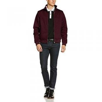 Merc Harrington, Abrigos de Manga Larga Para Hombre, Rojo, Grande