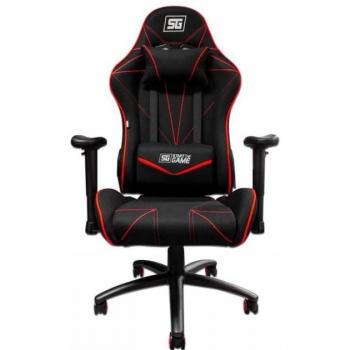 Silla de Escritorio Gamer Vorago CGC500, 120kg, Negro/Rojo