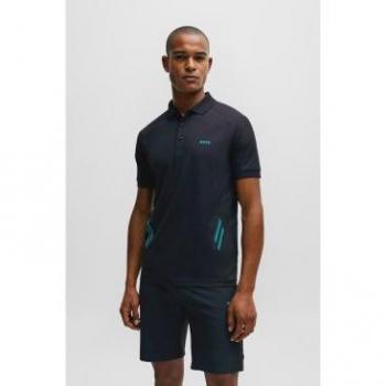 Polo Active Navy BOSS – Manche Courte 50506142 – Durable