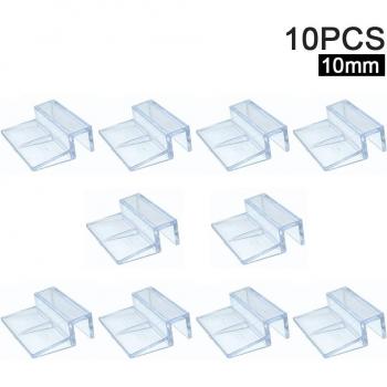 Accesorios de Acuario Transparente – Kit 10 Uds. con Soporte, Agarradera y Clip