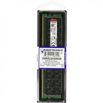 Kingston KSM26LQ4/64HCM: Memoria Servidor 64GB DDR4 ECC 2666MHz CL19