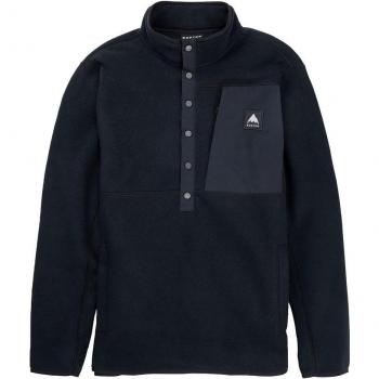 FELPA HALF-ZIP BURTON CINDER NERO S