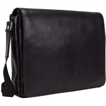 Leonhard Heyden Roma 15 Tote aus Leder in Schwarz