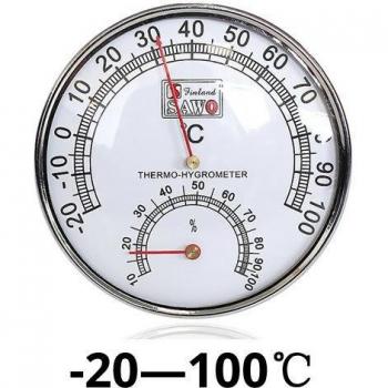 Sauna Thermometer and Hygrometer Set
