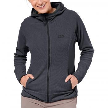 CHAQUETA JACK WOLFSKIN MUJER ARCO FLEECE EBONY (X-LARGE)