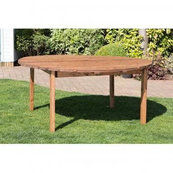 Redwood Large Circular Dining Table