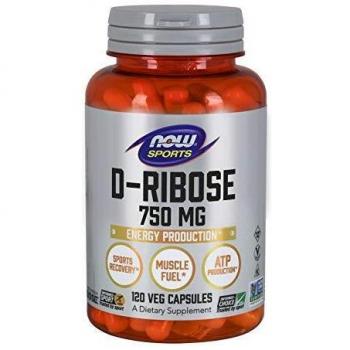 Now D‑Ribose 750 mg – 120 capsule pack