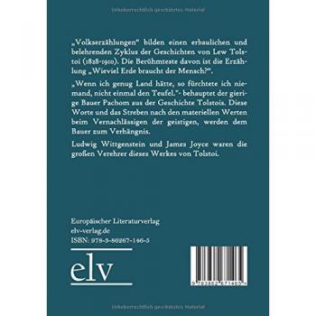 Wieviel Erde braucht der Mensch?: Volkserzaehlungen