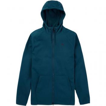 Top Burton Crown M con Cremallera Verde Oscura