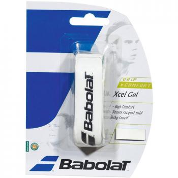 Babolat Base Mango Banda Xcel Gel, color blanco, Talla Única, 670040 – 101