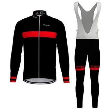 Tuta Ciclismo Hengxin Uomo Estivo con Maglia e Pantaloncini Corti Imbottiti