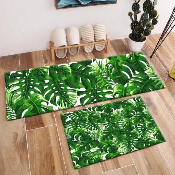 Tapis décoratif enfants feuille de jade