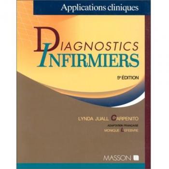 Lynda-Juall Carpenito Diagnostics Infirmiers. Applications Cliniques, 5ème Édition (Interéditions U)