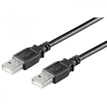 Câble USB 2.0 A/M-A/M 1m Noir Lanberg