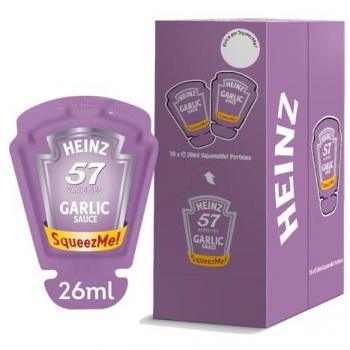 Heinz Garlic Sauce SqueezMe! 26ml Sachets – 70 Count