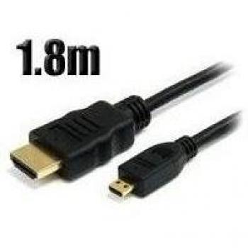 Adaptador MicroHDMI 1.8 m V1.4 (A/M‑D/M)
