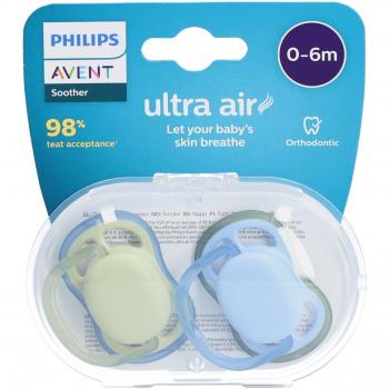 Philips Avent Napp 0-6 mån Ultra Air Grön/Blå