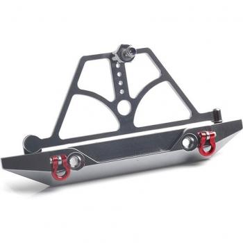 Soporte de Neumático de Repuesto y Parachoques Trasero CNC para SCX10 II Jeep Wrangler