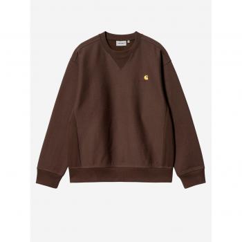 CARHARTT WIP Brown Crewneck Sweatshirt Size S for Men