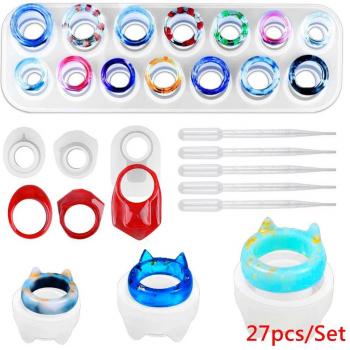 Set de Moldes de Resina para Joyería