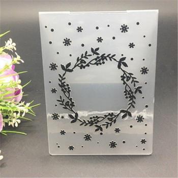 Wreath Leaves Plastic Template for DIY Projects