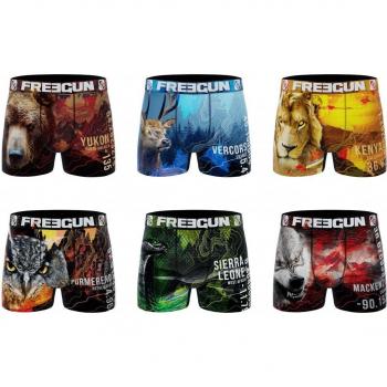 Freegun Wildes Vergnügen: 6er-Set Boxershorts