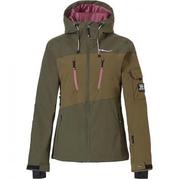 REHALL Caro-R Snowboardjacke für Damen, oliv, Größe L