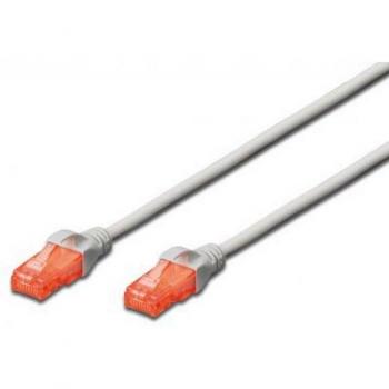 Cat 6 Ethernet Cable Digitus 5 m, Gris, 1 Gbit/s, RJ45