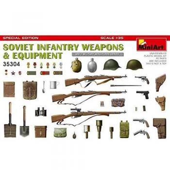 Miniart 35304 : Armes et Équipements Soviétiques